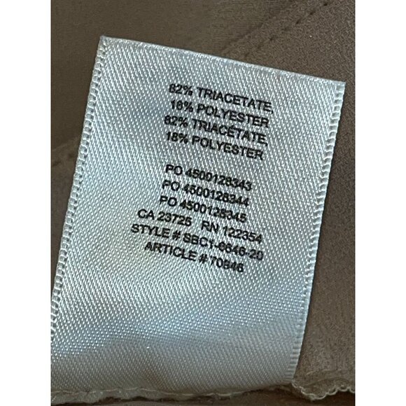 Babaton Tan High Rise Wide-Leg  Pull On Women's Pants Size 6 - Picture 11 of 11